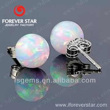 925 Silver Wholesale Opal Silver Earring Stud